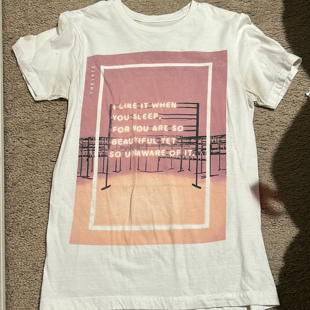 1975 band lyric Tshirt